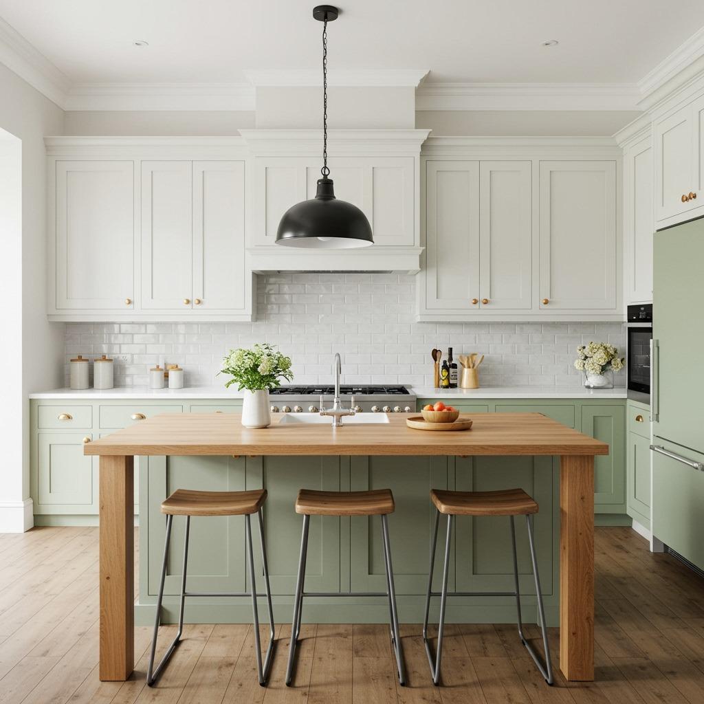 Two-Tone Cabinet Color Scheme