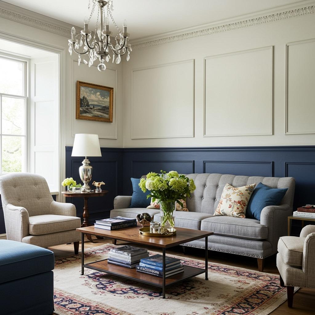 Two-Tone Paint with Chair Rail