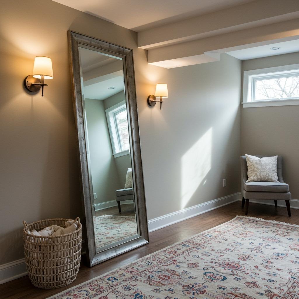 Use Mirrors to Amplify Light and Space