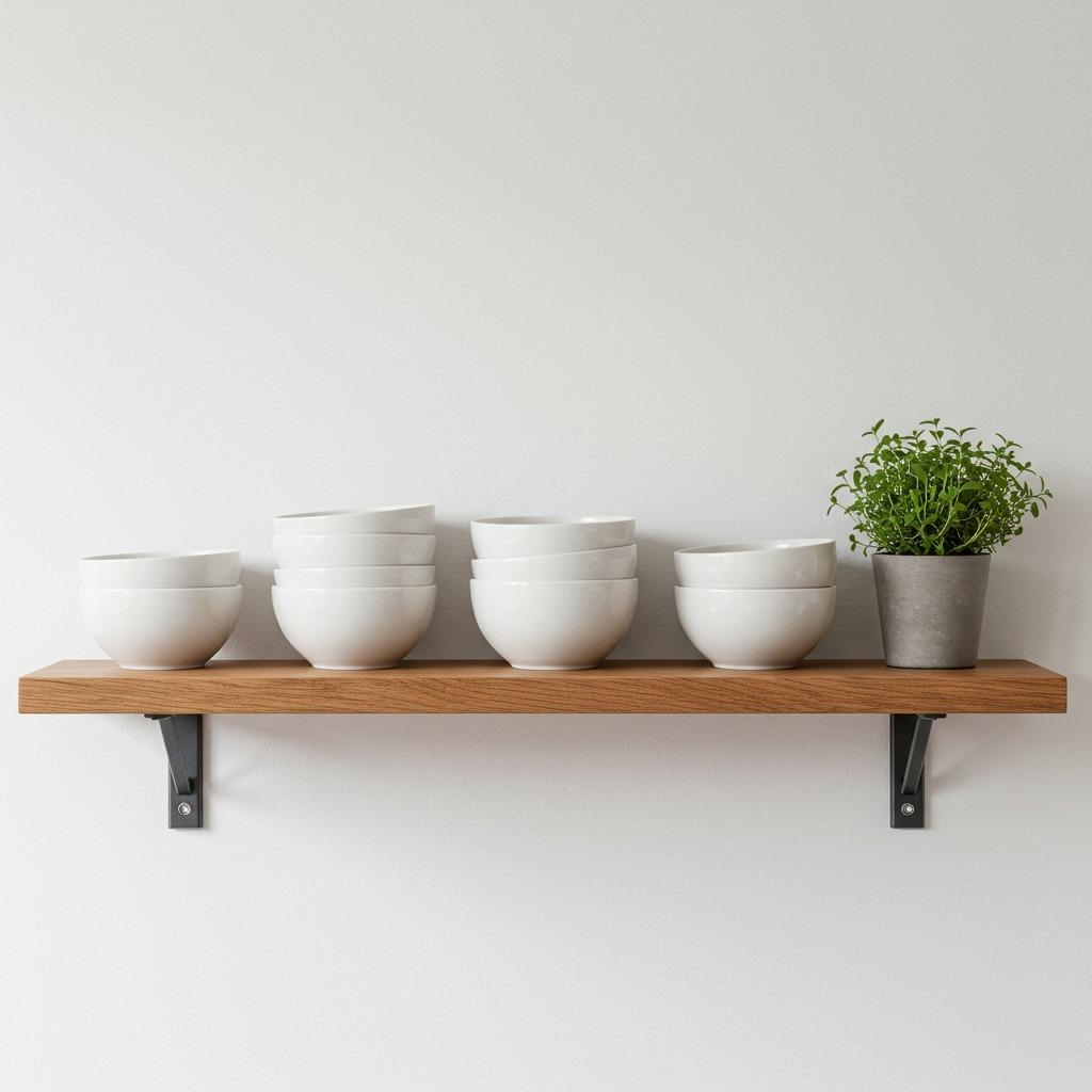 Use Open Shelving Sparingly and Intentionally