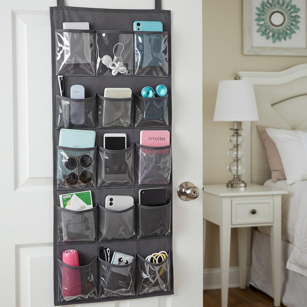 Use Pocket Organizers on Walls and Doors