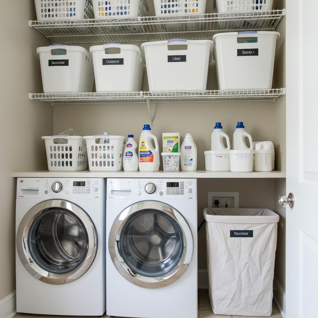 Use the Space Above Your Washer and Drye