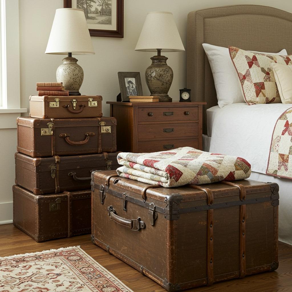 Vintage Trunk Storage