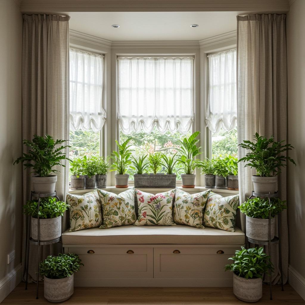 Window Bay Garden Seats