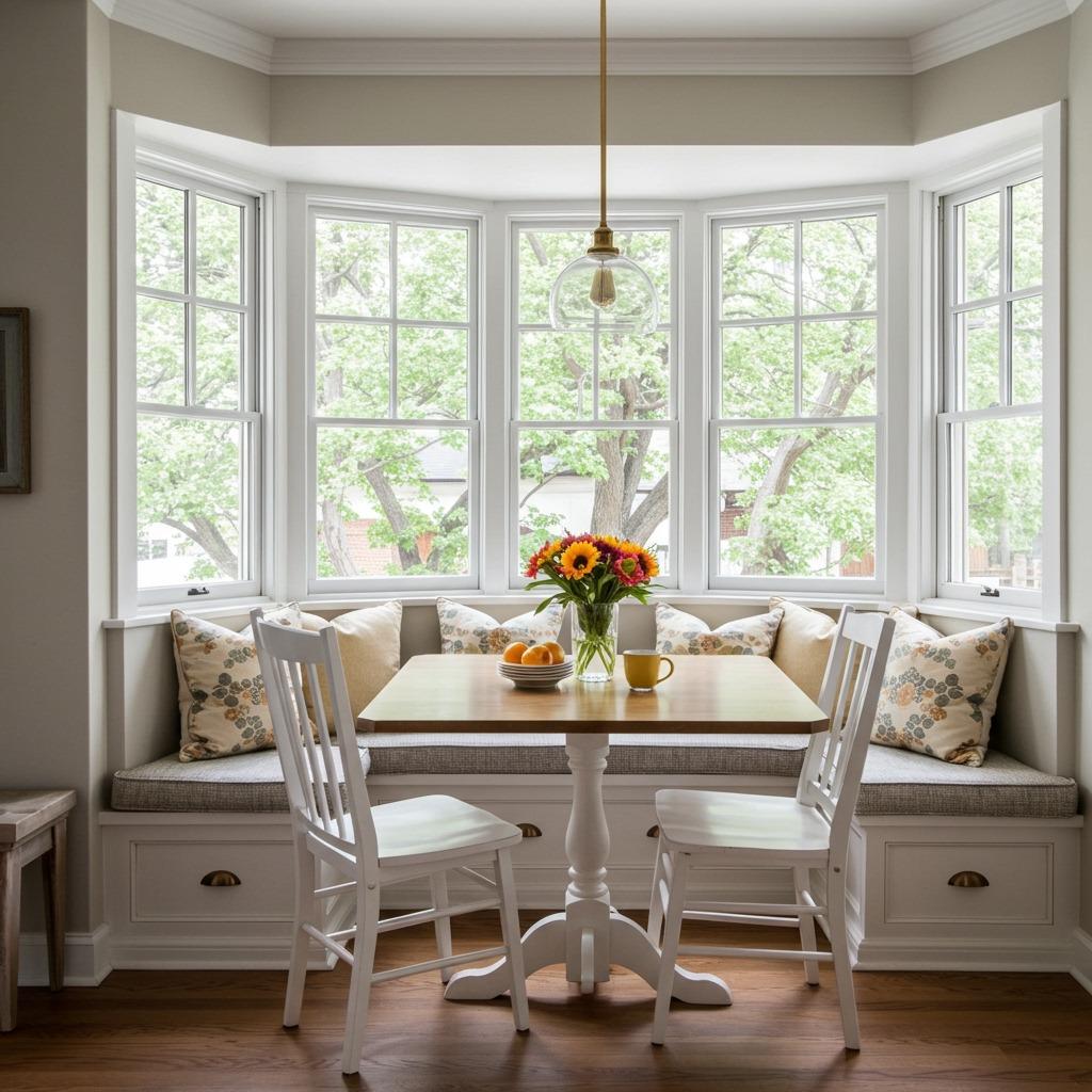 Window Seat Dining Nook