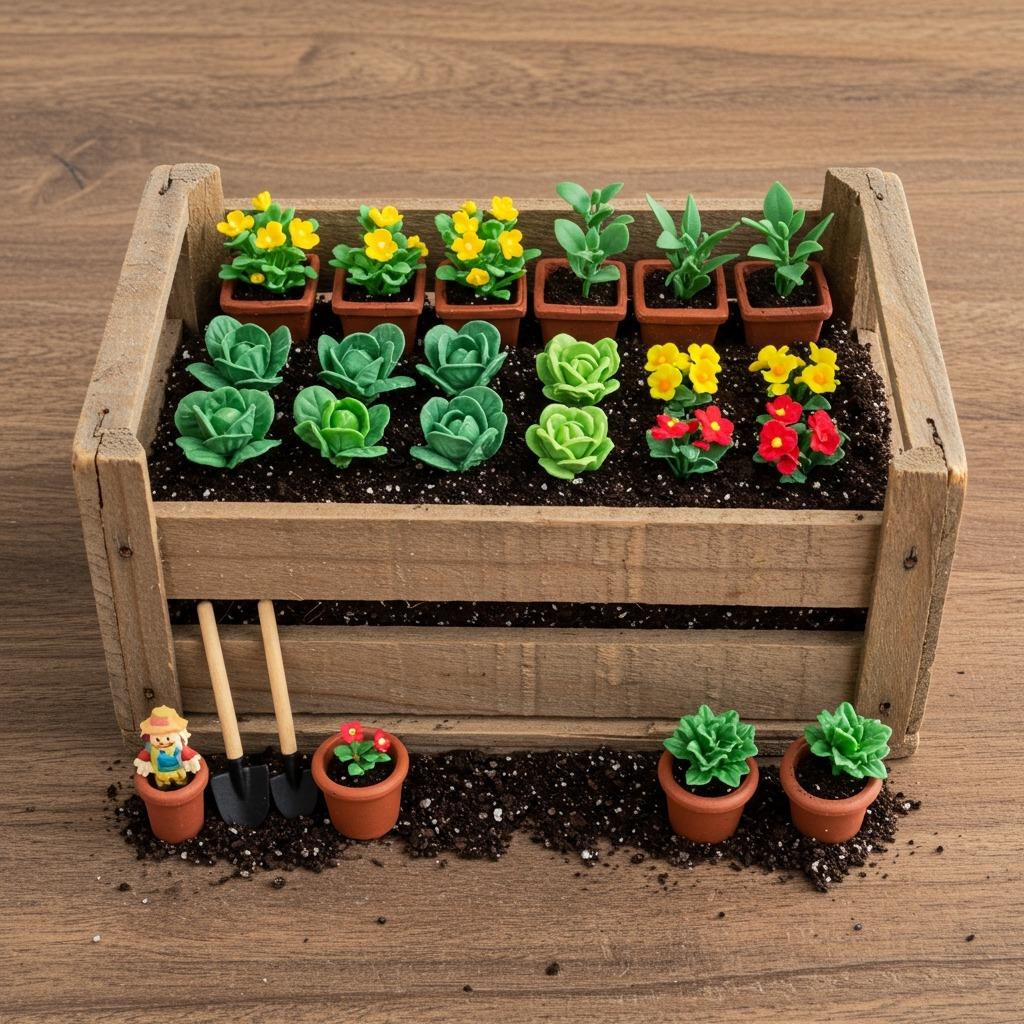 Wooden Crate Garden