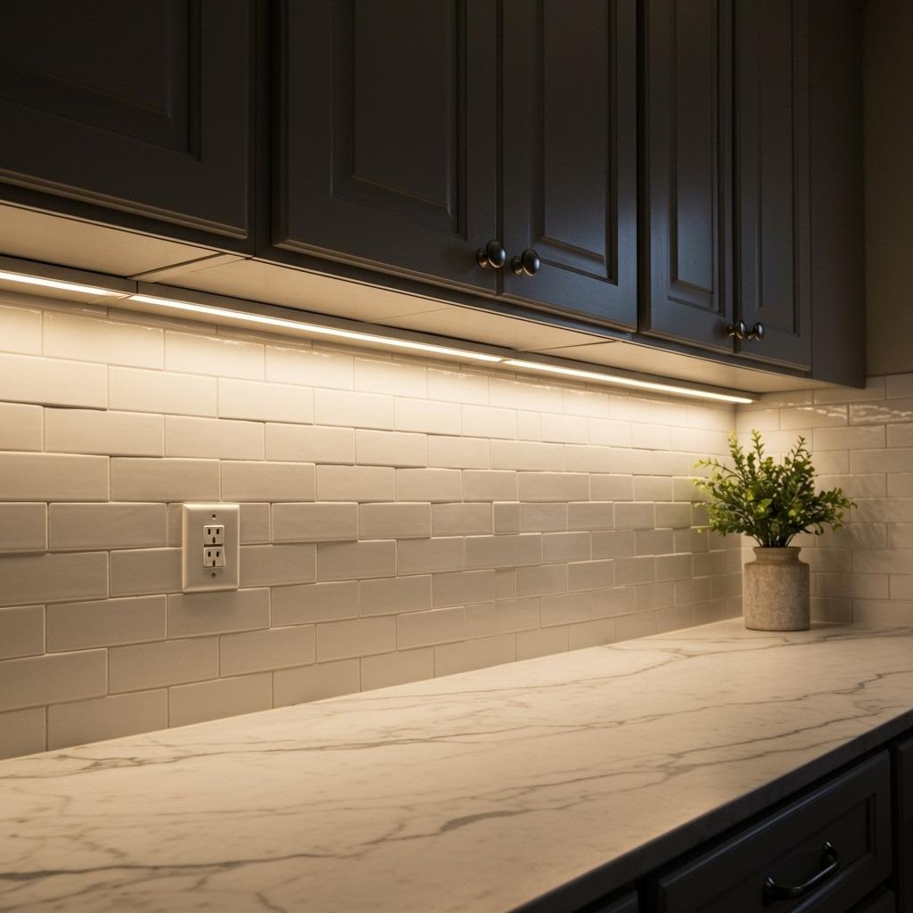 Add Under-Cabinet Lighting for Depth