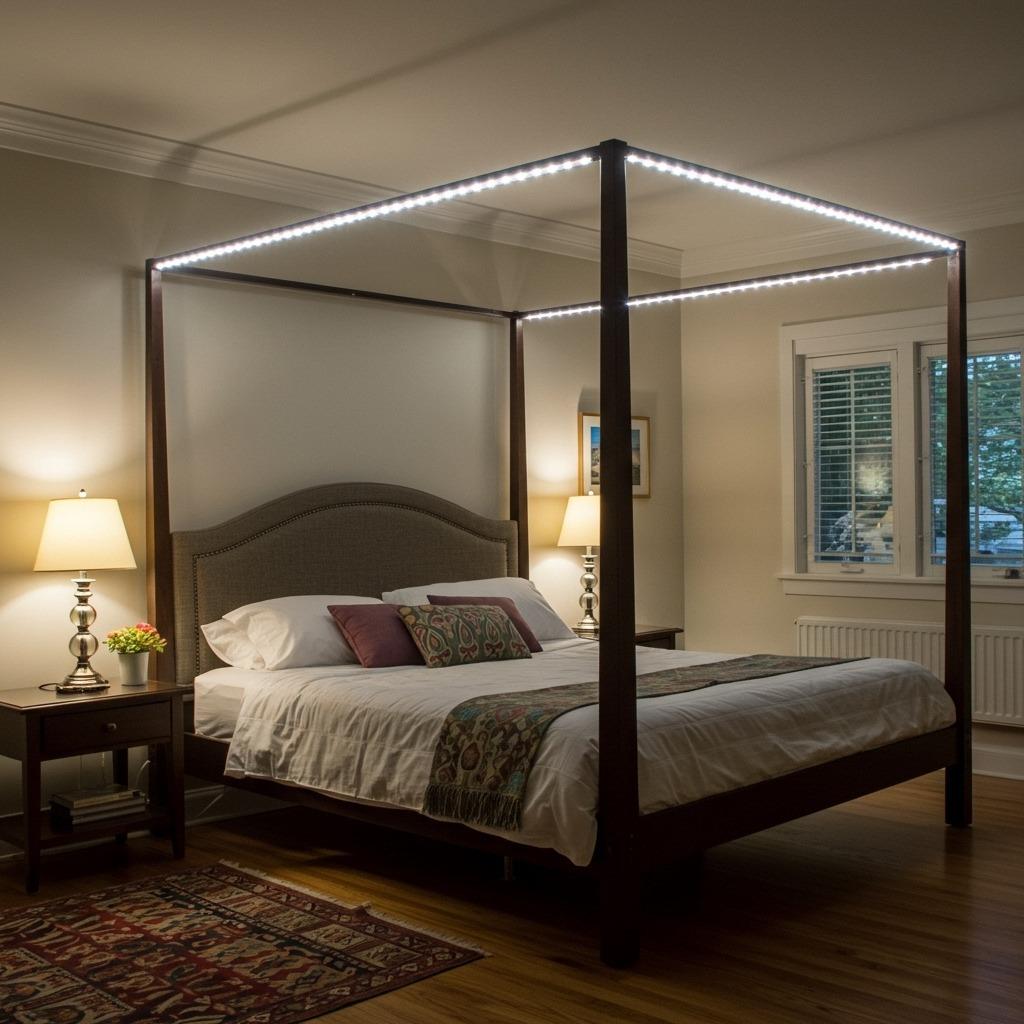 Consider Canopy or Bed Lighting