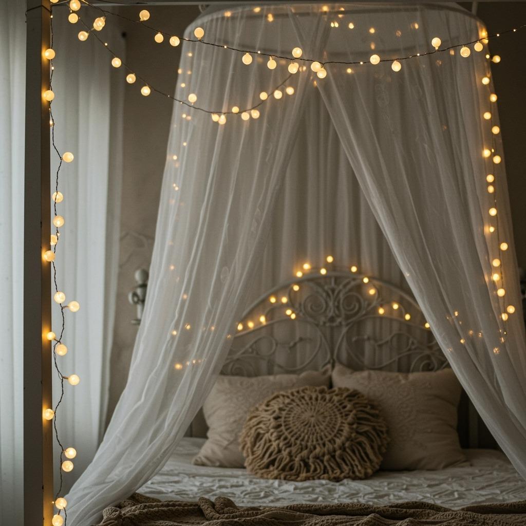 Create Ambiance With String Lights or Fairy Lights
