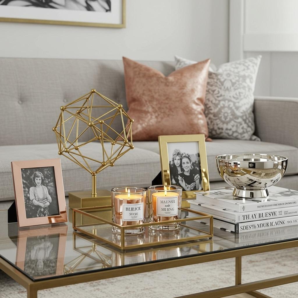 Incorporate Metallic Accents Throughout