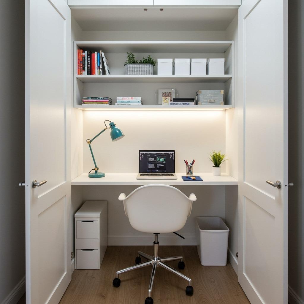 The Closet Office Conversion