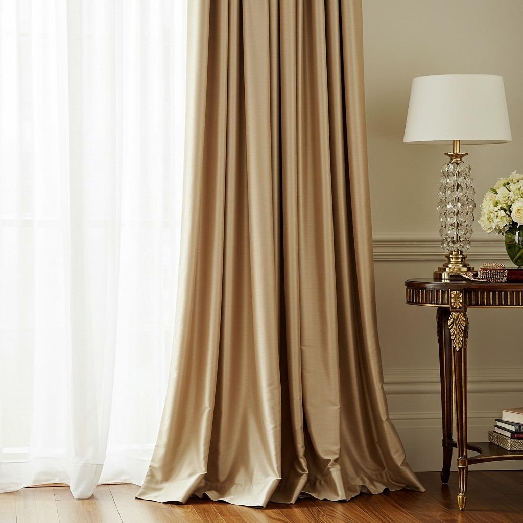Use Window Treatments That Puddle