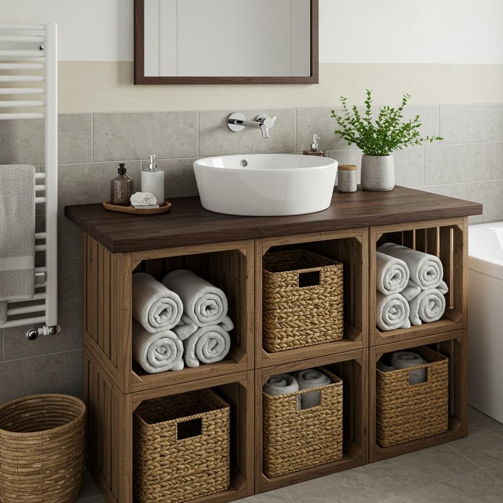 Wooden Crate Storage Base